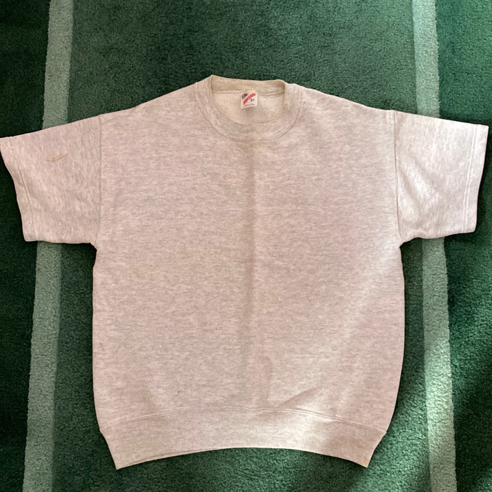 COPY - Jerzees Unisex Short Sleeve Sweatshirt Size M 50% Cotton 50% Polyester. …